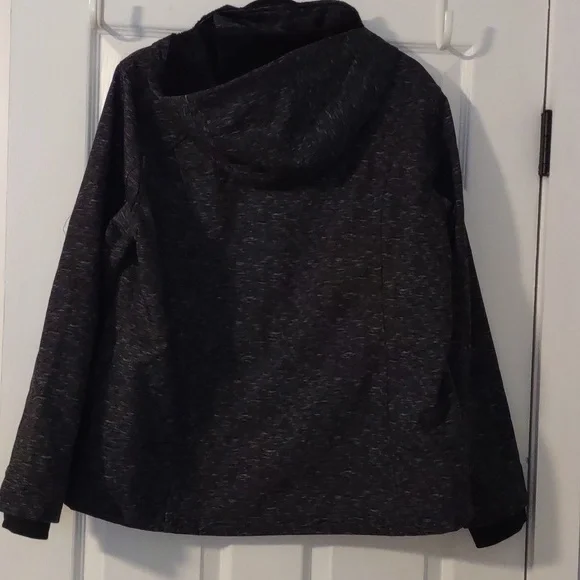 Free Country Soft Shell Fleece Lined Jacket Gray Space Dye sz XL - Picture 4 of 5